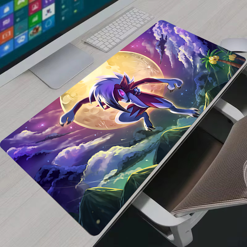 Gaming Keyboard Top - Computer Mouse Pad Gaming P-pokemon Lycanroc