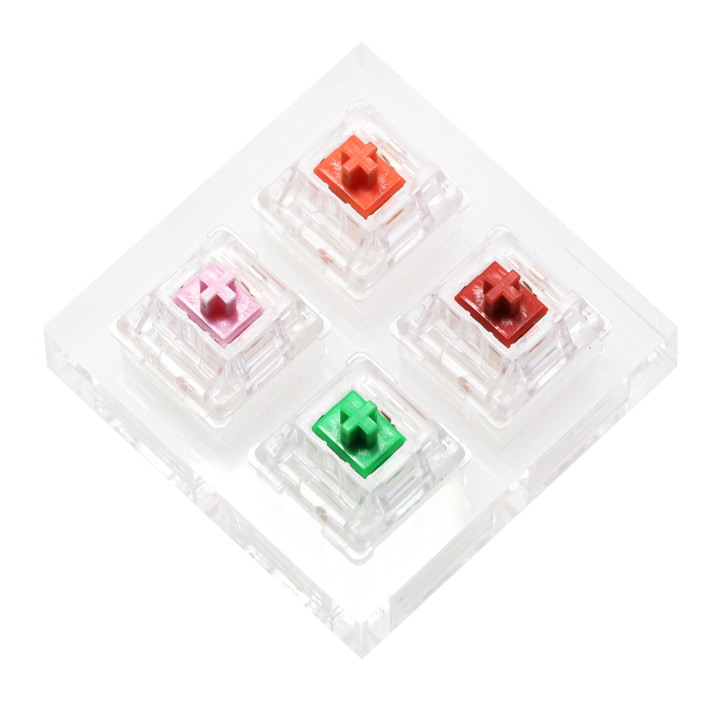Gaming Keyboard Tester - aluminum or Acrylic Switch Tester 2X2