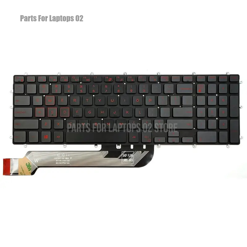 Gaming Keyboard Backlit - D New For Dell G3-3579 G3-3779