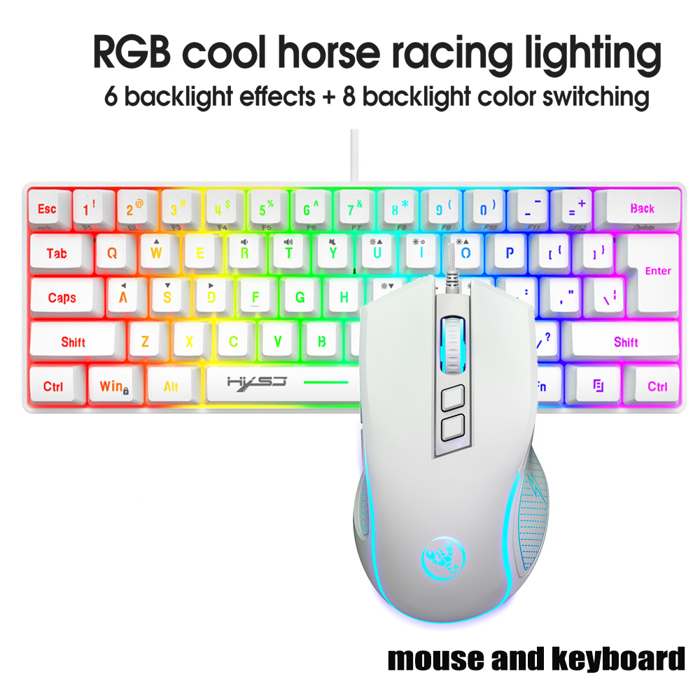 Gaming Keyboard Extension - Keyboard and Mouse Teclados Kit Gamer