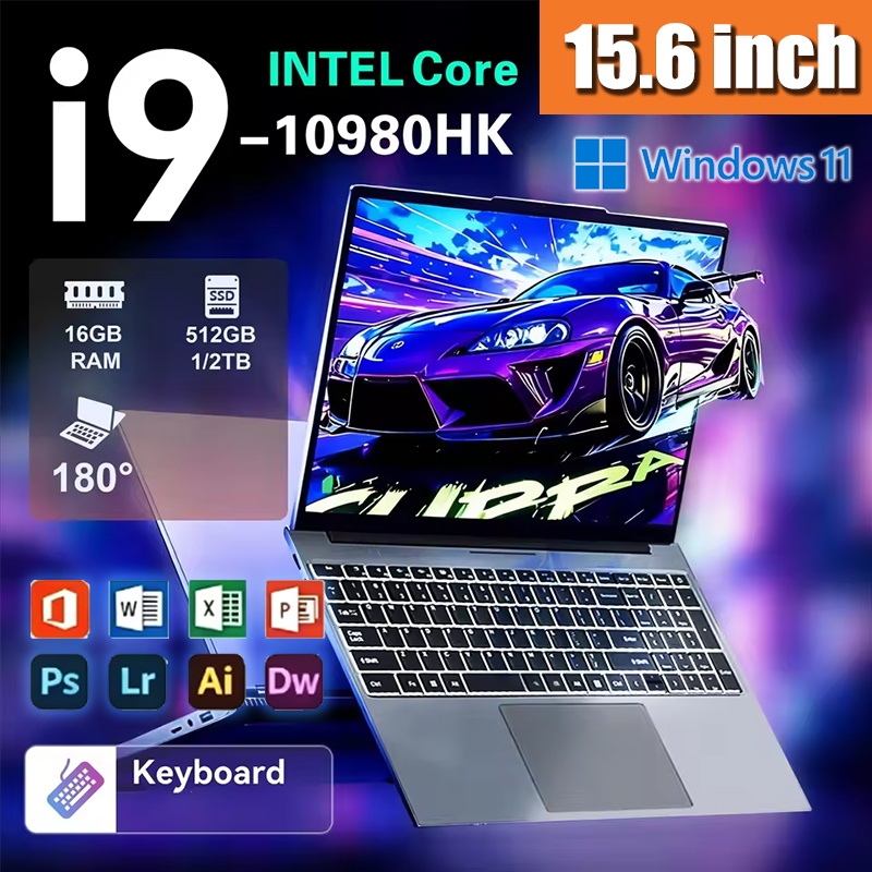 Gaming Keyboard Backlit - New Intel Core i9 10980HK 15.6inch