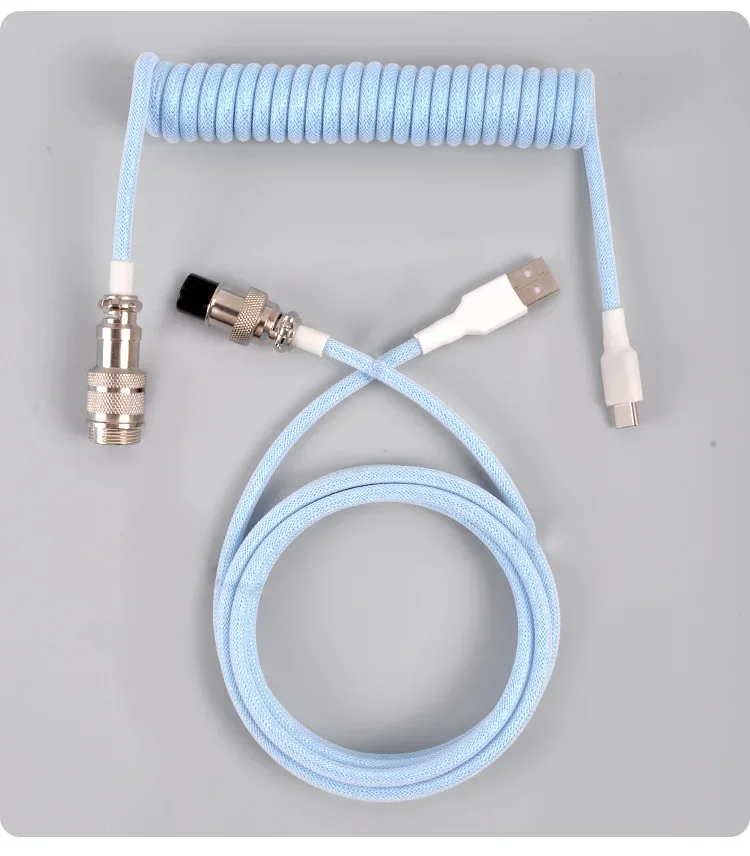 Gaming Keyboard Extension - Type-C USB Port, Aviator Coiling Cable