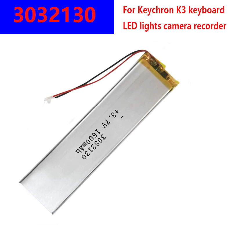 Gaming Keyboard Tester - ISUNOO 3032130 3.7V 1800mAh New Li-Polymer
