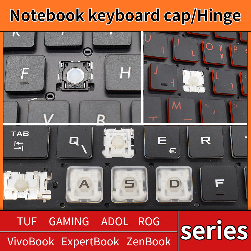 Gaming Keyboard Asus - Replacement Keycap Key Cap Rubber Scissor