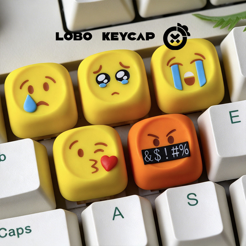 Hot Emoji Keycaps Kawaii Perso - Gaming Keyboard Emoji review and price