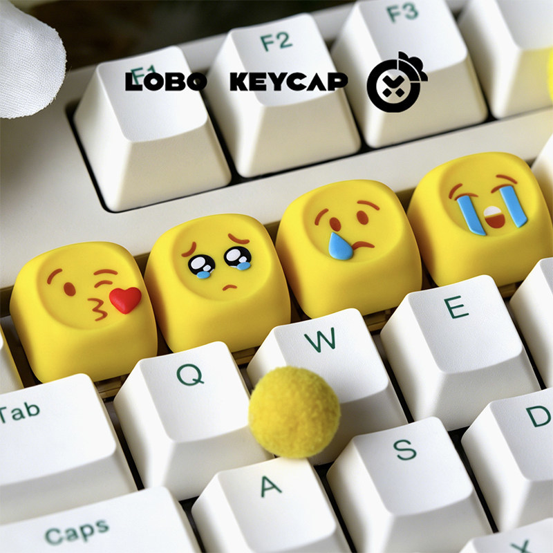 Hot Emoji Keycaps Kawaii Perso - Gaming Keyboard Emoji review and price