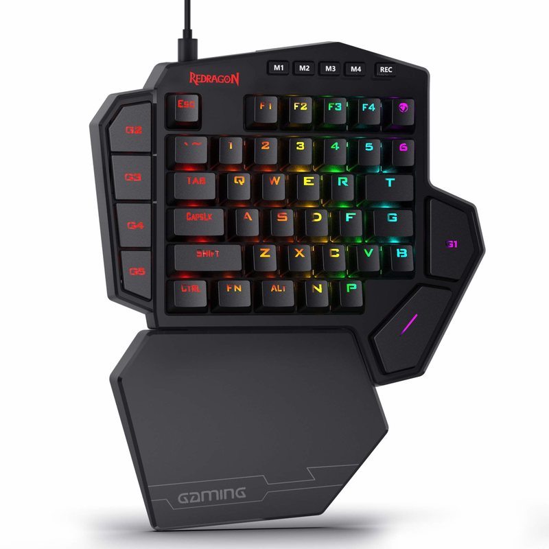 Redragon K585 DITI One-Handed  - Gaming Keyboard Half review and price