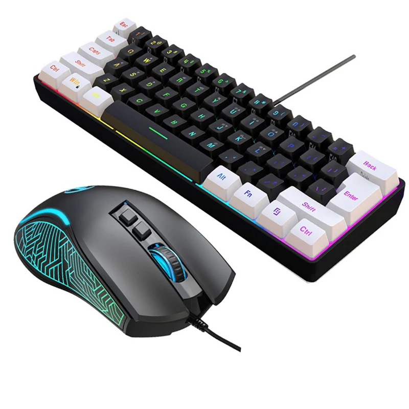Keyboard and Mouse 60% Compute - Gaming Keyboard And Mouse Combo review and price