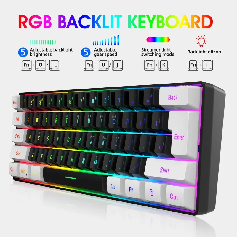 Keyboard and Mouse 60% Compute - Gaming Keyboard And Mouse Combo review and price
