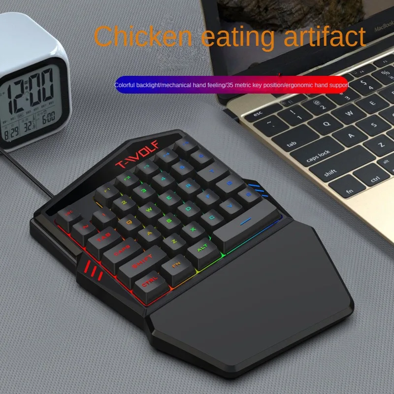 T-WOLF TF900 One Handed Keyboa - Gaming Keyboard Half review and price