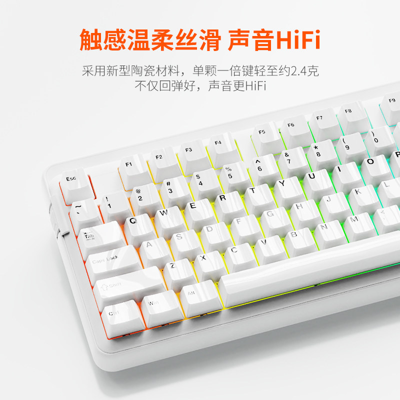 DAREU New Ceramic Keycap Mecha - Gaming Keyboard Easy To Clean review and price