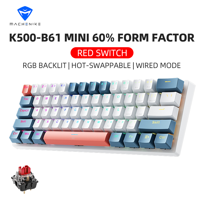 K500-B61 Machenike Mini Mechan - Gaming Keyboard And Mouse Combo review and price