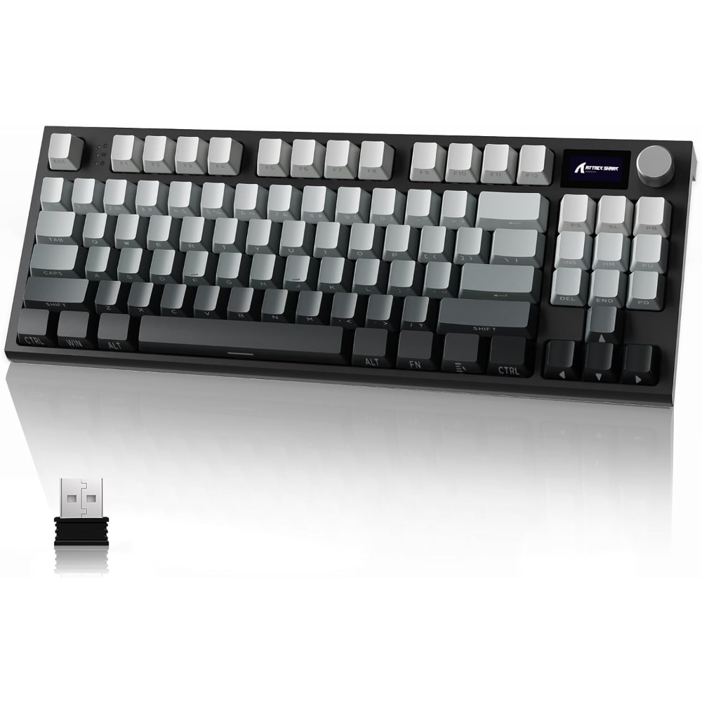 ATTACK SHARK K86 RGB 75% Wirel - Gaming Keyboard Thocky review and price