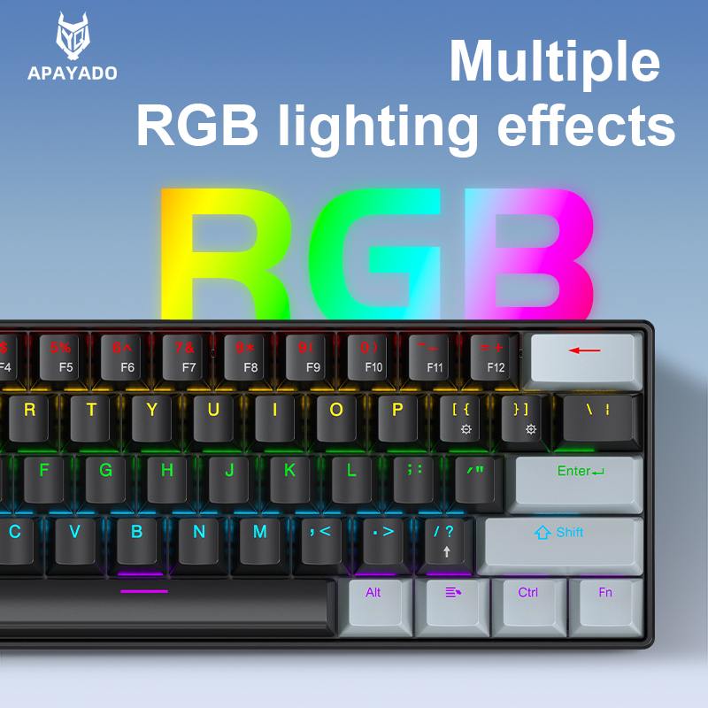 APAYADO K61 Mini Mechanical Ke - Gaming Keyboard And Mouse Combo review and price