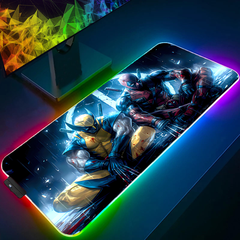 LED Mouse Pad Gaming Backlight - Gaming Keyboard Easy To Clean review and price