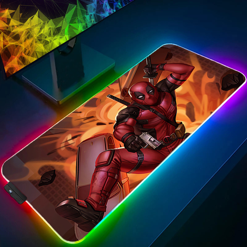 LED Mouse Pad Gaming Backlight - Gaming Keyboard Easy To Clean review and price