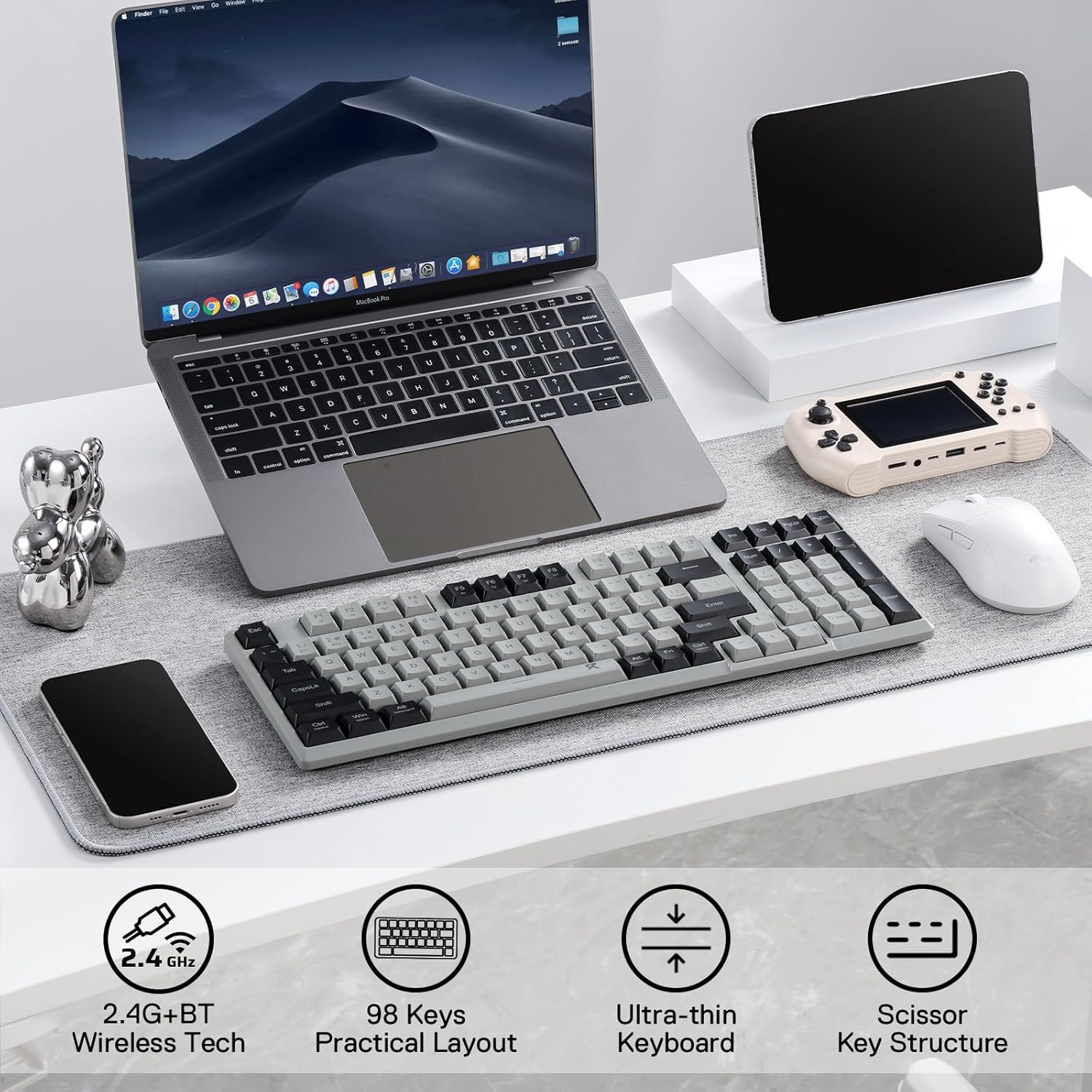 Redragon BK7114 Low-Profile 2. - Gaming Keyboard Thocky review and price