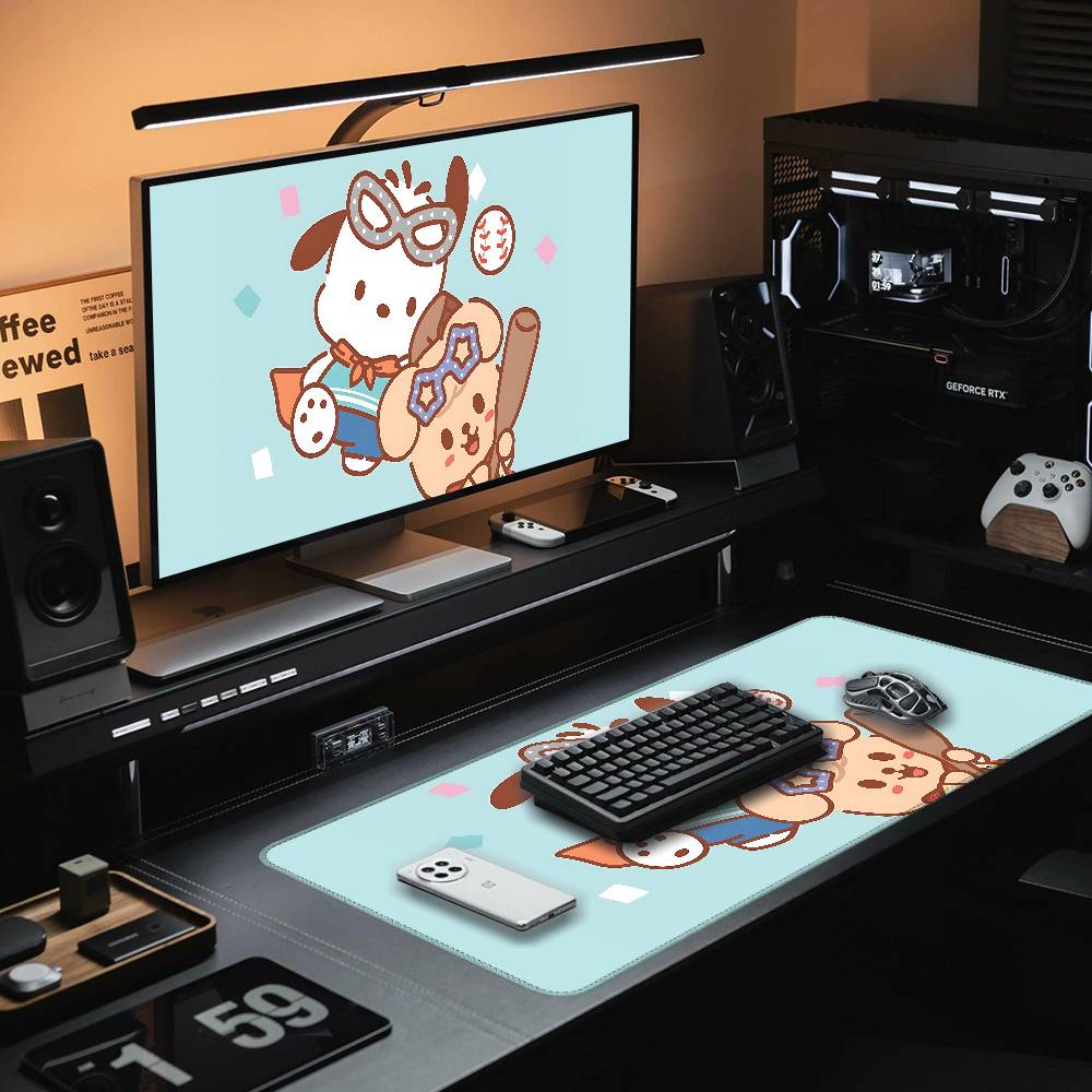 Cute P-Pochacco Mouse Pad Rubb - Gaming Keyboard Top review and price
