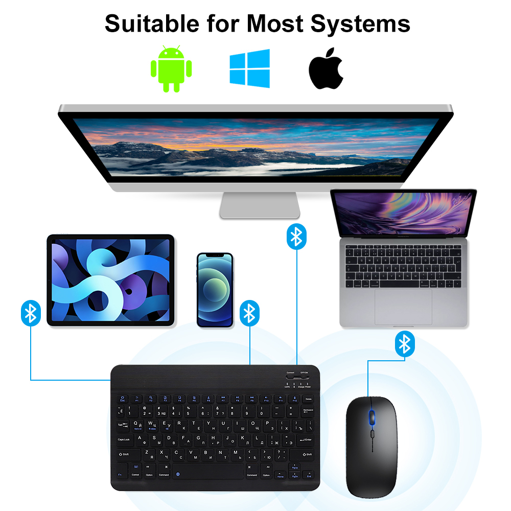 Bluetooth Keyboard and Mouse F - Gaming Keyboard And Mouse Combo review and price
