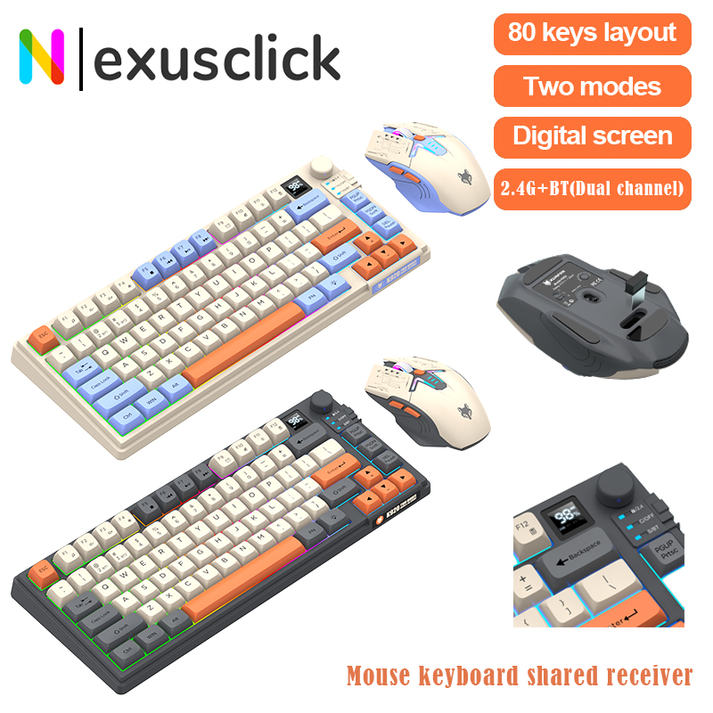 Premium Dual-Modes 2.4G+Blueto - Gaming Keyboard Extension review and price