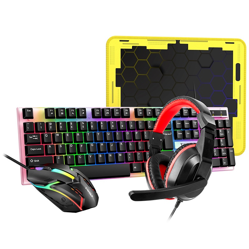Spanish Russian Keyboard Layou - Gaming Keyboard Mouse And Headset Combo review and price