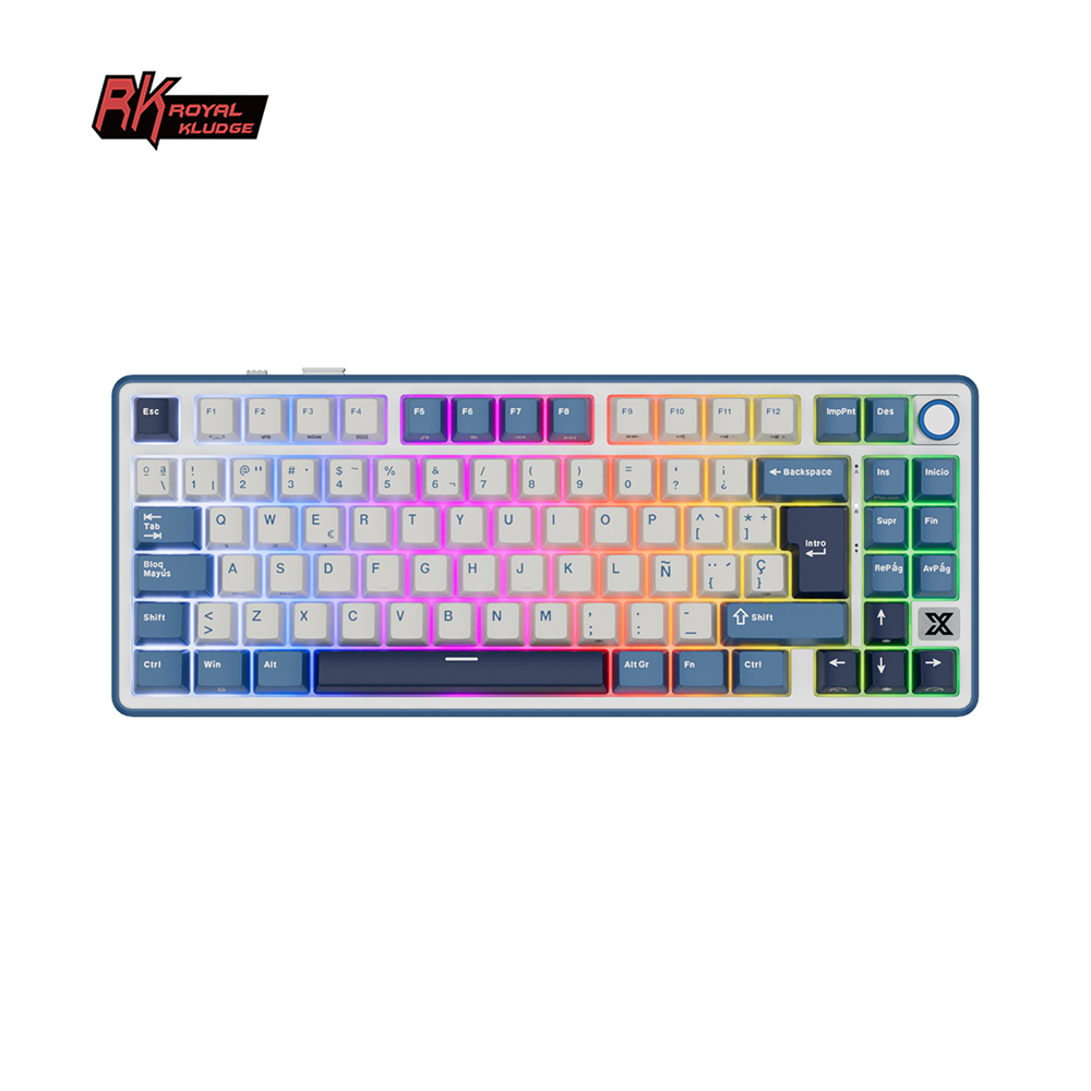RK Royal Kludge X87 Spanish Wi - Gaming Keyboard Thocky review and price