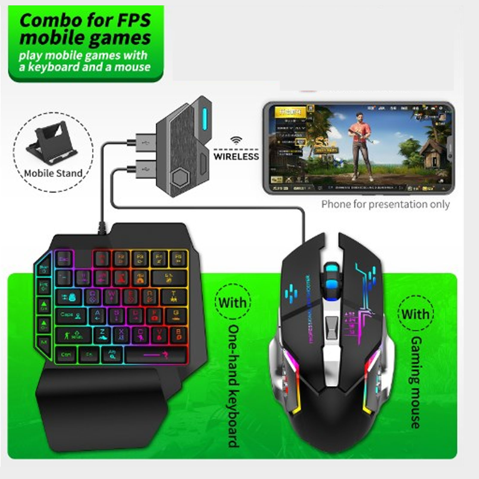 Keyboard Mouse Converter Set R - Gaming Keyboard And Mouse Combo review and price
