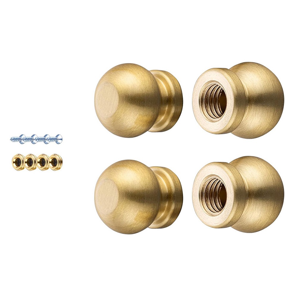 4Pcs Brass Cutting Board Feet  - Stabilizer Screw In review and price