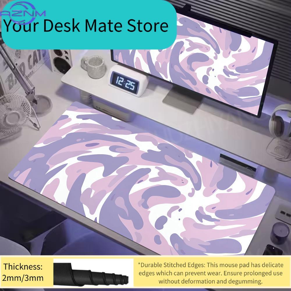 Blue Fluid Swirl Art Mouse Pad - Gaming Keyboard Blue review and price
