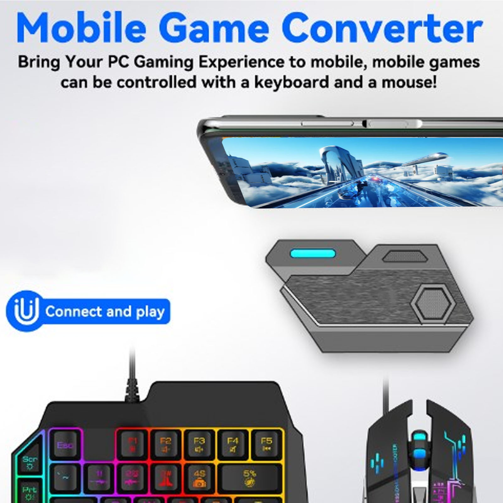 Mobile Game Combo Pack Bluetoo - Gaming Keyboard And Mouse Combo review and price