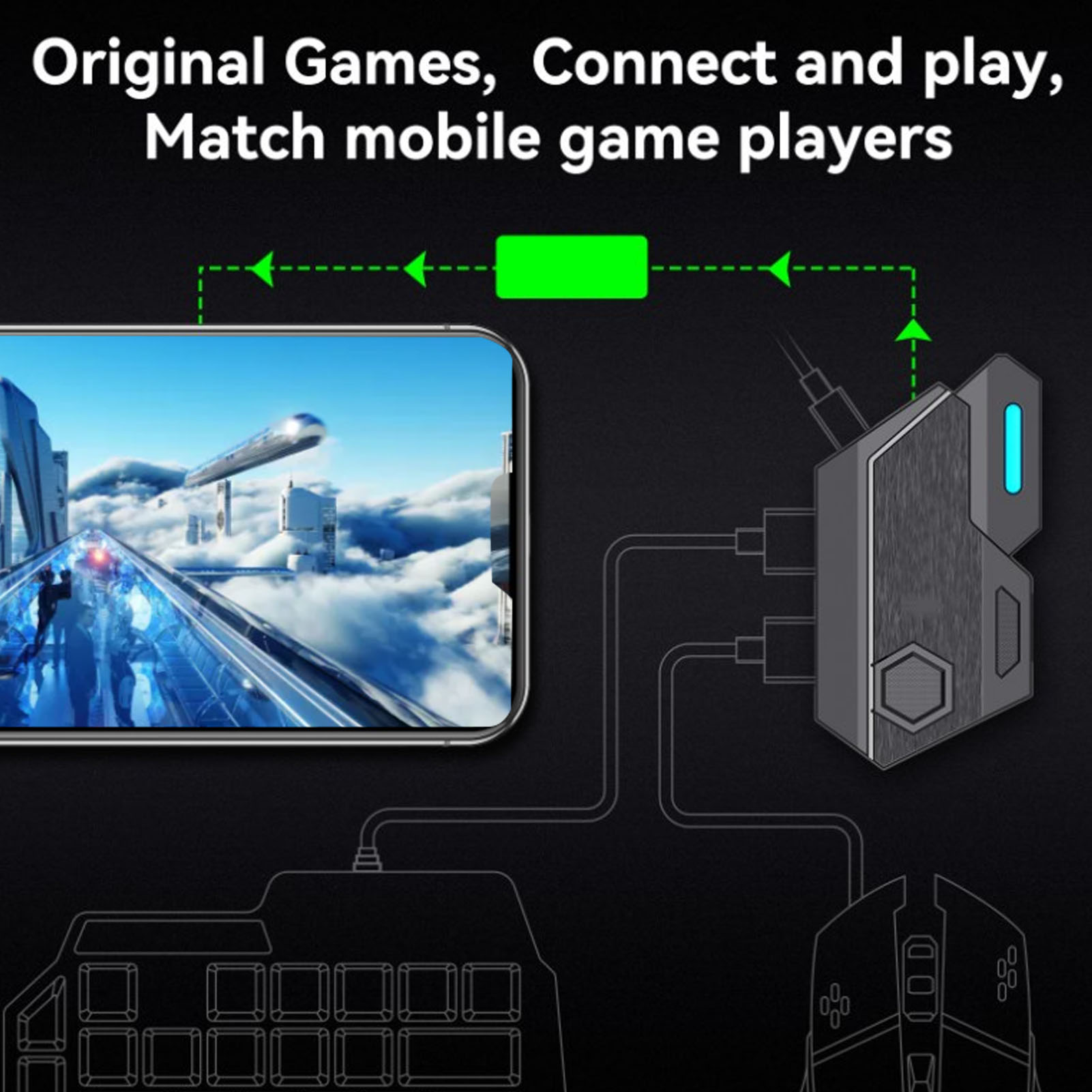 Mobile Game Combo Pack Bluetoo - Gaming Keyboard And Mouse Combo review and price