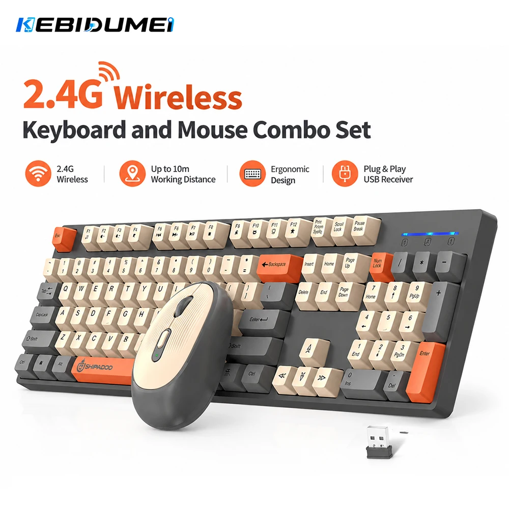 KEBIDUMEI 2.4G Wireless Keyboa - Gaming Keyboard Mouse And Headset Combo review and price