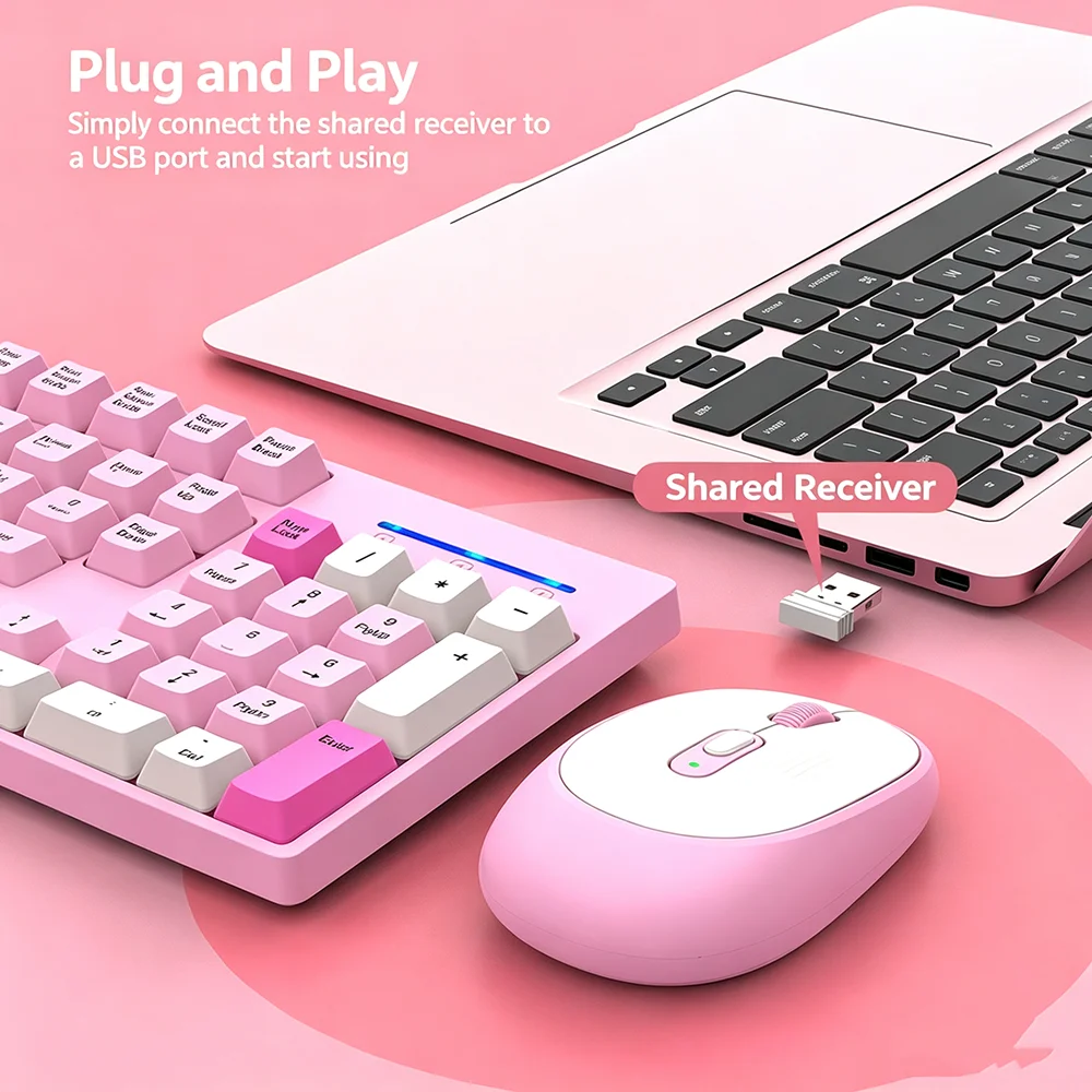 KEBIDUMEI 2.4G Wireless Keyboa - Gaming Keyboard Mouse And Headset Combo review and price