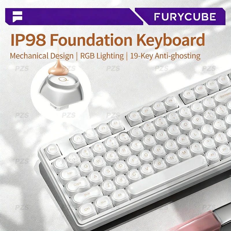 FURYCUBE IP98 Wired Keyboard R - Gaming Keyboard Ip98 review and price