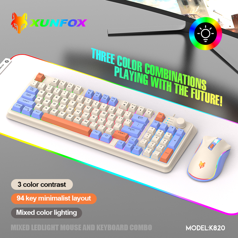 K820 USB Wired Game Keyboard M - Gaming Keyboard Bundle review and price