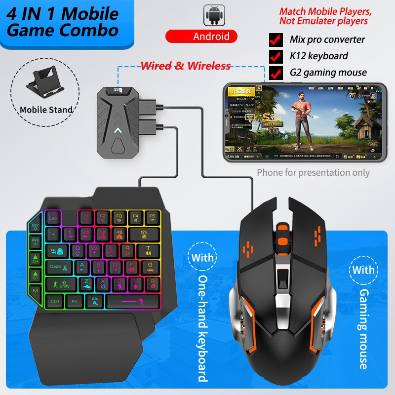 Mobile Games Converter Gaming  - Gaming Keyboard Half review and price