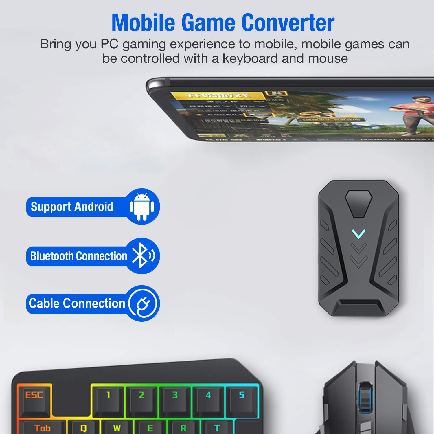 Mobile Games Converter Gaming  - Gaming Keyboard Half review and price
