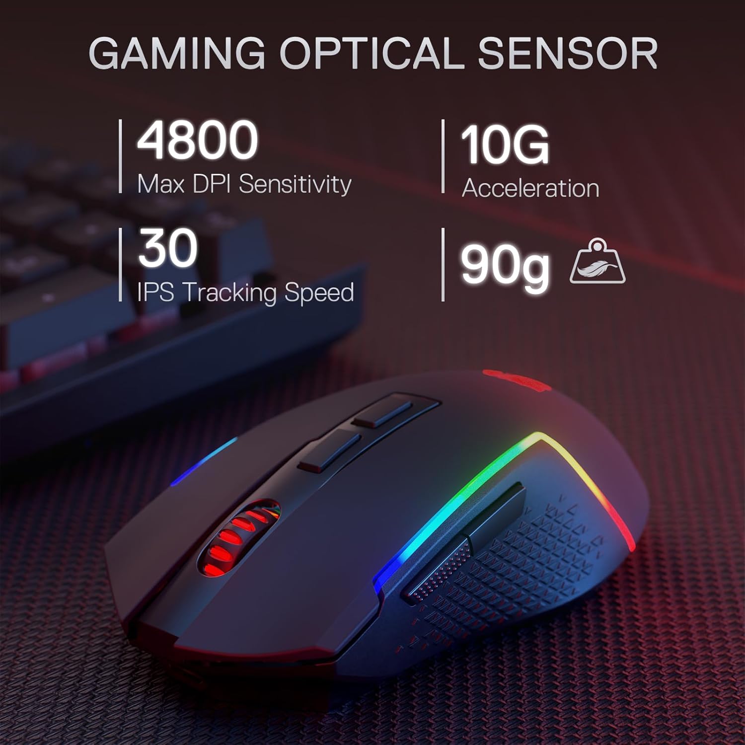 Redragon S142 Wireless Gaming  - Gaming Keyboard Extension review and price