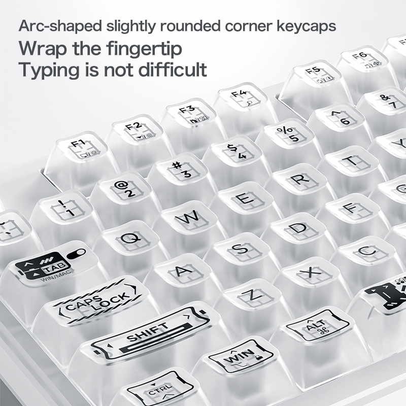 Wired RGB Transparent Keyboard - Gaming Keyboard Thocky review and price