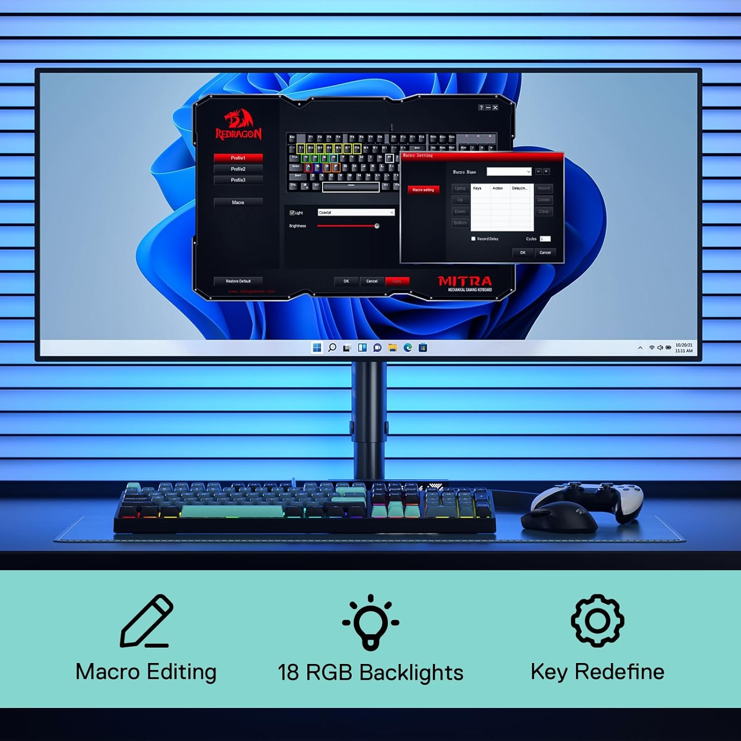 Redragon K582 SE Wired RGB 104 - Gaming Keyboard Thocky review and price