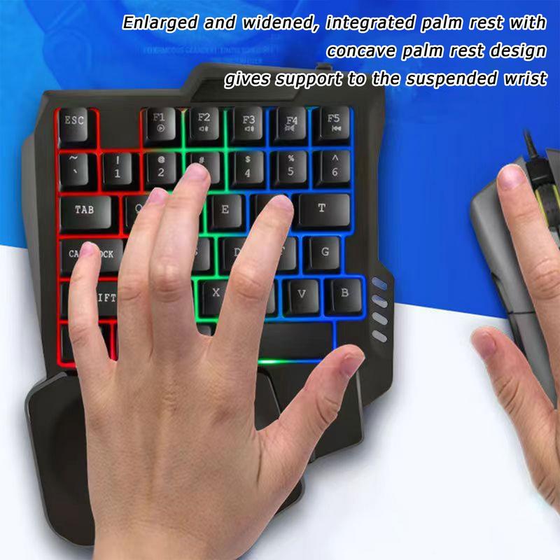 35 key Gaming Keyboard Single  - Gaming Keyboard Half review and price