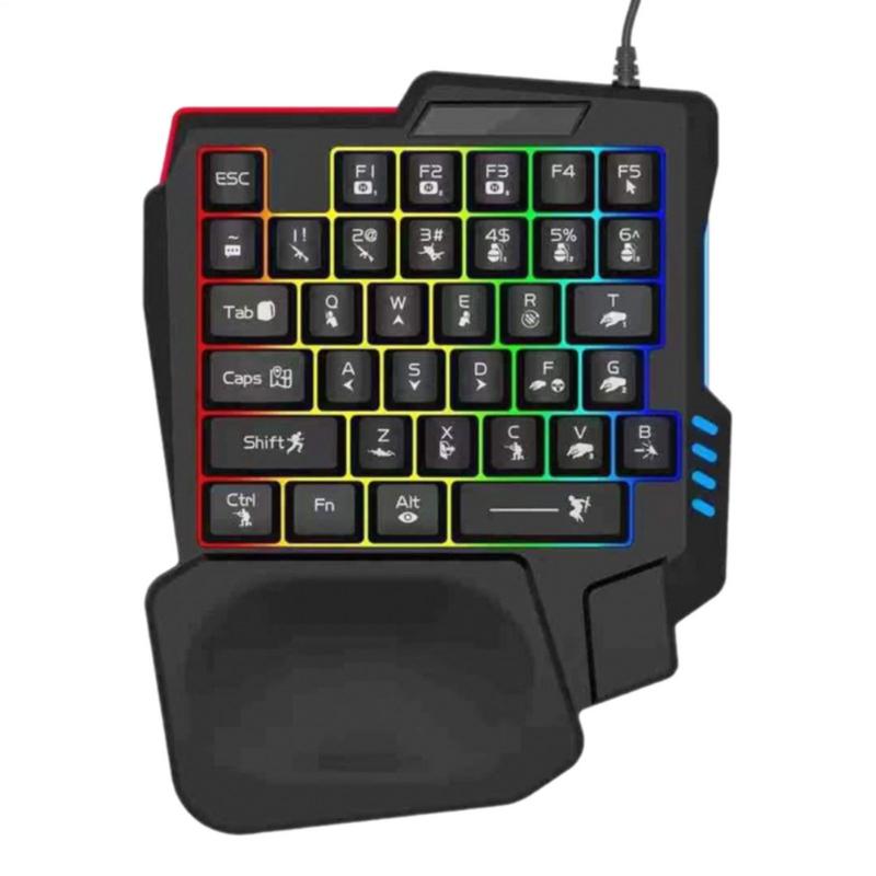 35 key Gaming Keyboard Single  - Gaming Keyboard Half review and price