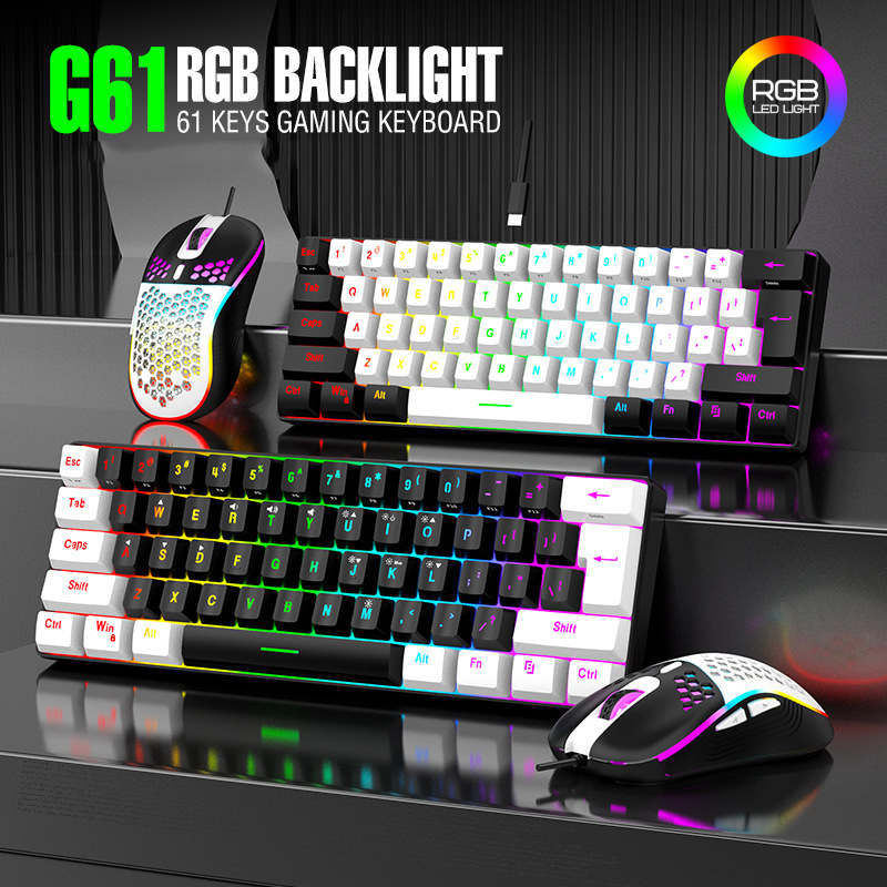 Keyboard and Mouse Sets 60% RG - Gaming Keyboard Mouse And Headset Combo review and price