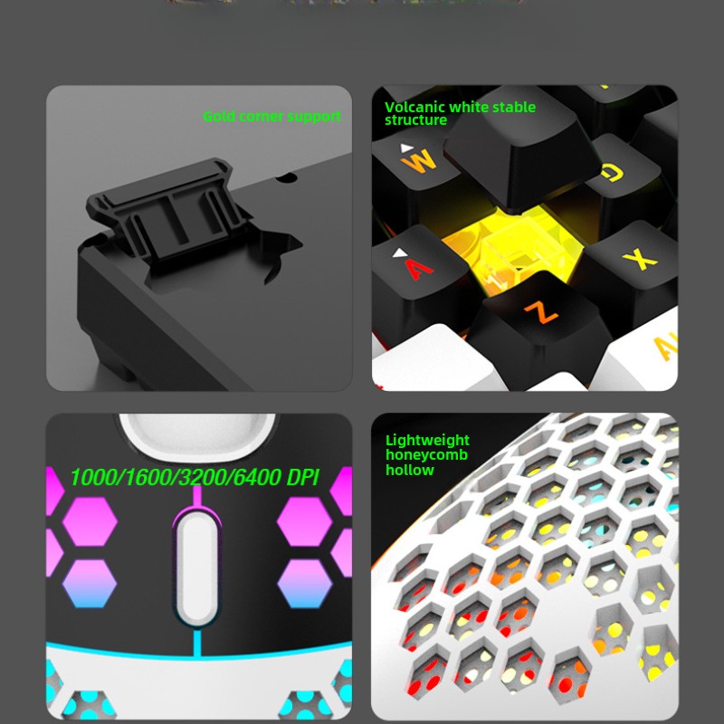 Keyboard and Mouse Sets 60% RG - Gaming Keyboard Mouse And Headset Combo review and price