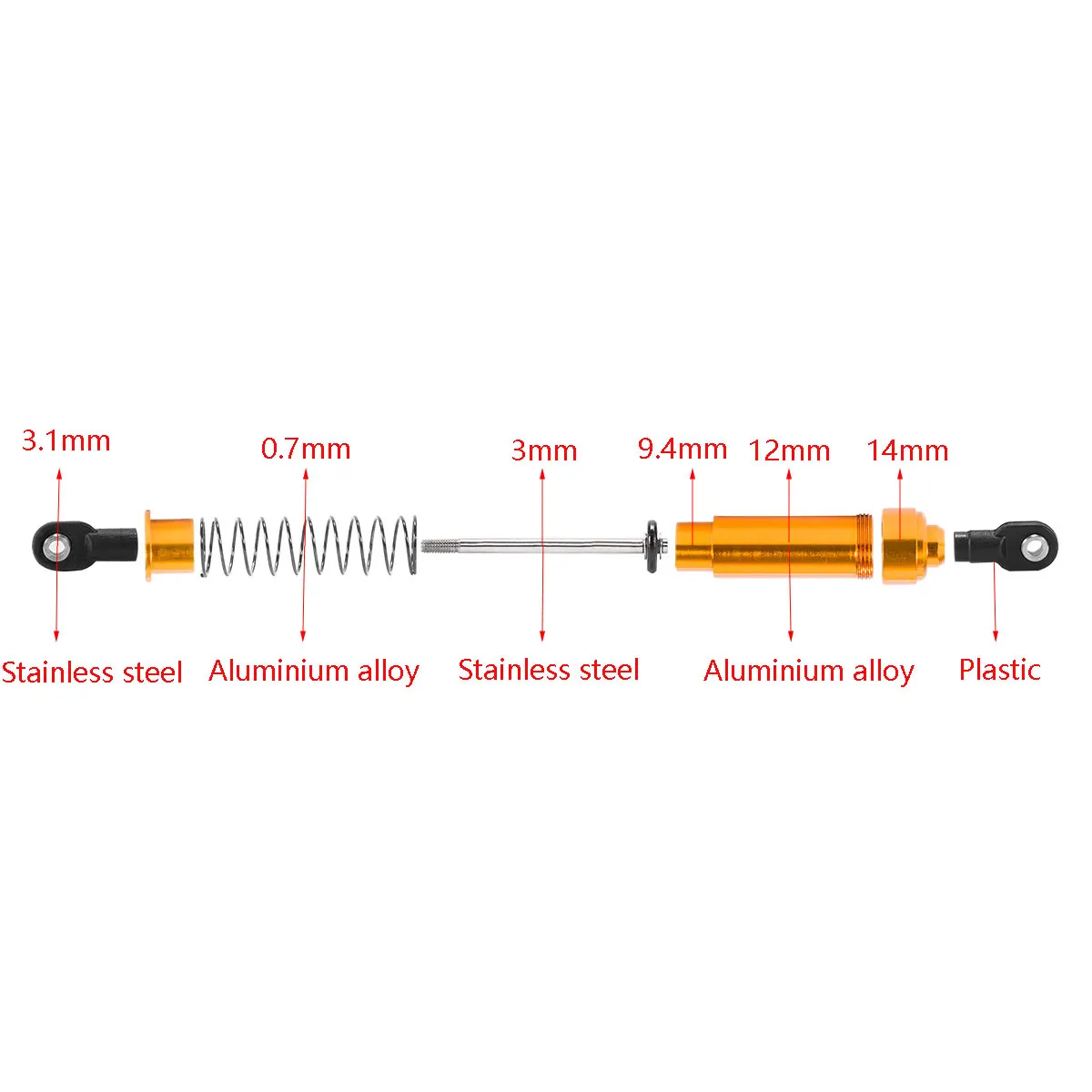 Aluminum Big Bore Shocks 75/85 - Stabilizer Screw In review and price